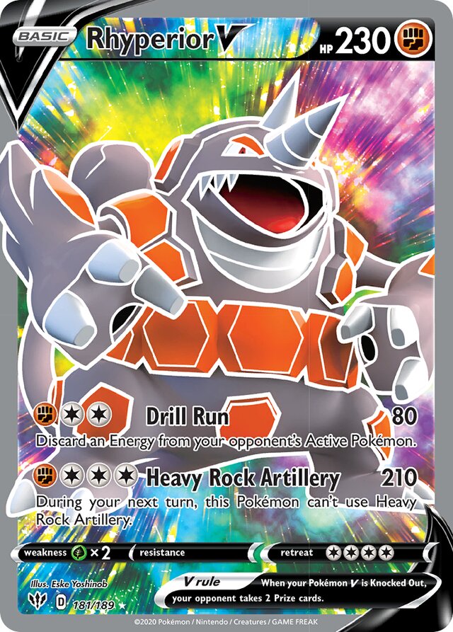 181/189 RhyperiorV DAA Rare Ultra