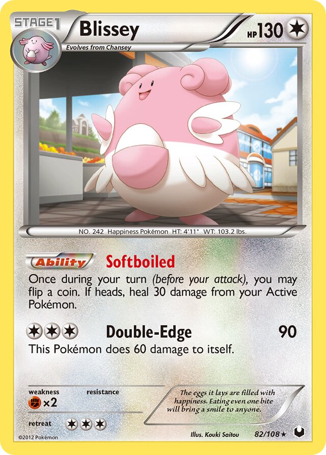Blissey Dark Explorers 82/108 Rare Holo