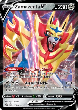 Zamazenta V (SWSH Black Star Promos SWSH019)