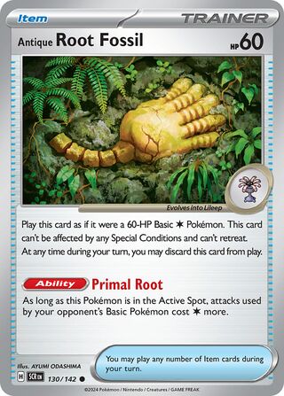 Antique Root Fossil (Stellar Crown 130/142)