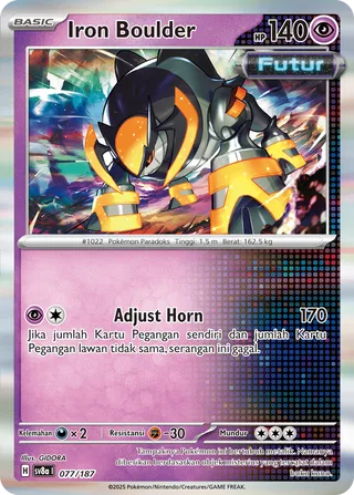 Iron Boulder (Terastal Festival ex 077/187)