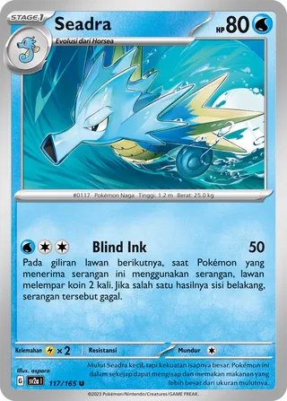 Seadra (Pokémon Card 151 117/165)