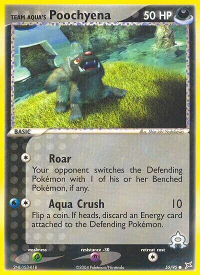 55/95 Team Aqua's Poochyena MA Common