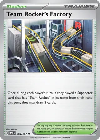 Team Rocket's Factory (Ascended Heroes 203/217)