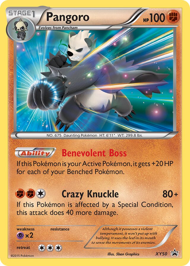Pangoro XY Black Star Promos XY50 PROMO