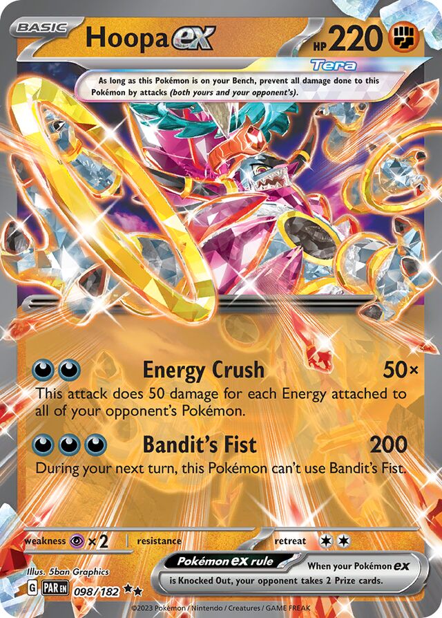 Hoopaex Paradox Rift 098/182 Double Rare