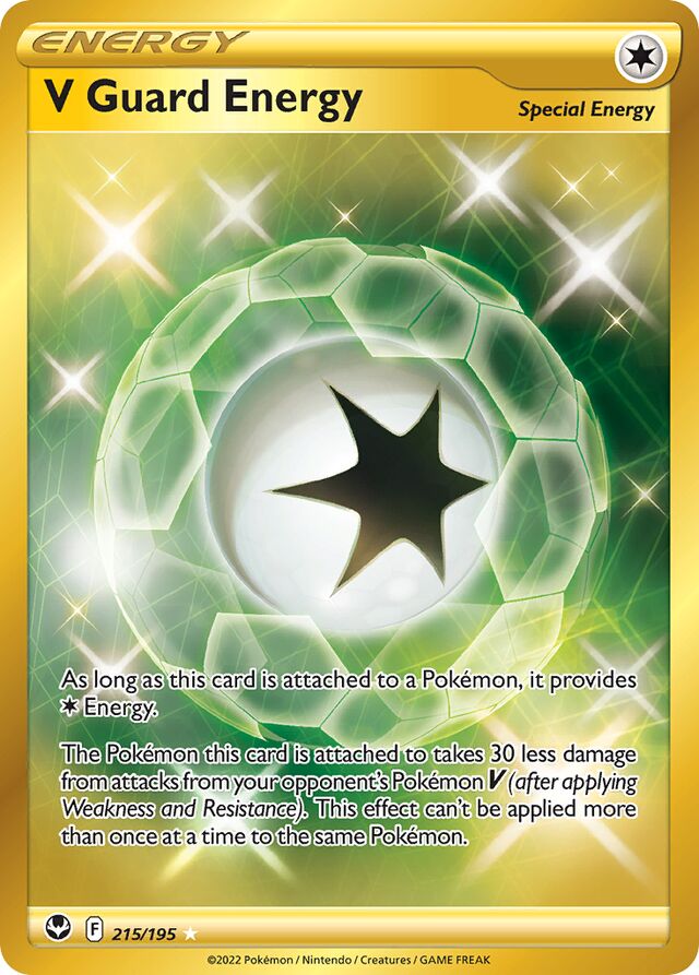 V Guard Energy Silver Tempest 215/195 Rare Secret
